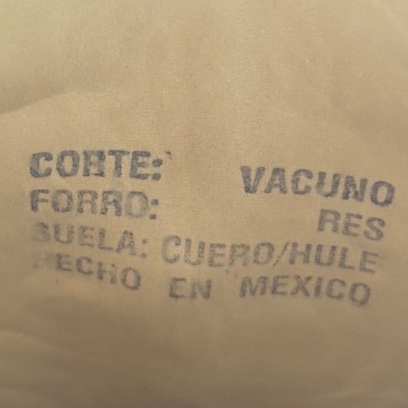 El Corral Western White Leather Bling Inlay boots - SZ 25.5 = 8.5 - Picture 14 of 17